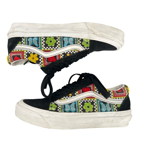 Vans Old Skool 3 DX Shoes Craft Multicolor Black Size 6 - Picture 2 of 12